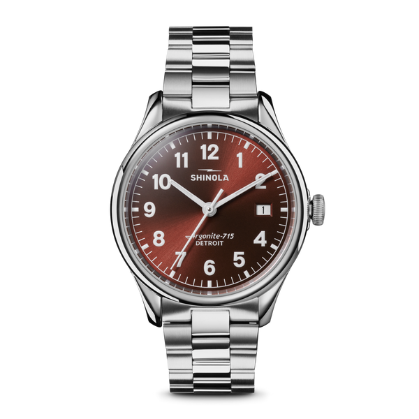 shinola Vinton Watch Whiskey