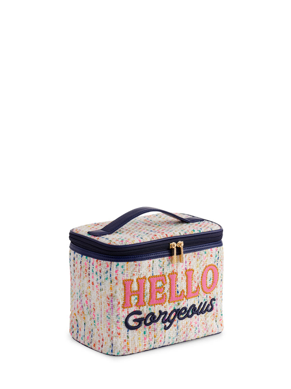 Shiraleah Shiraleah Audrey "Hello Gorgeous" Cosmetic Case Multi
