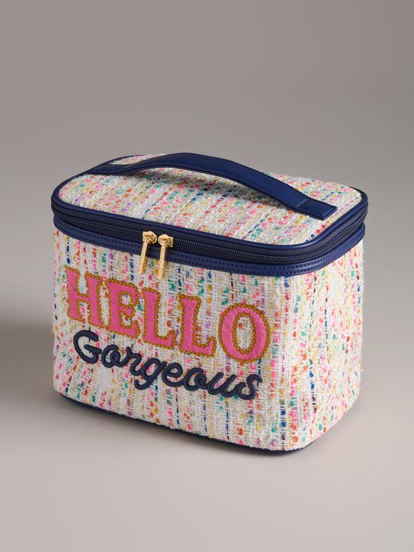 shiraleah Shiraleah Audrey "Hello Gorgeous" Cosmetic Case Multi