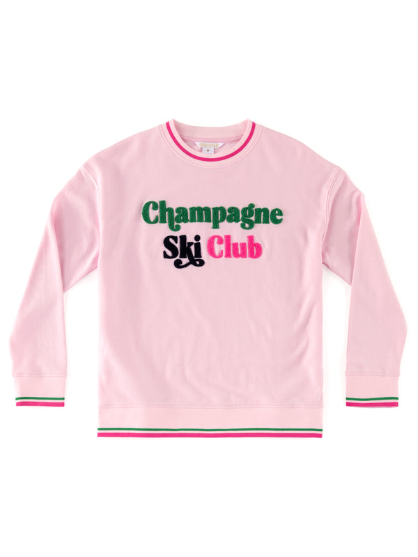 Shiraleah Shiraleah "Champagne Ski Club" Sweatshirt Blush