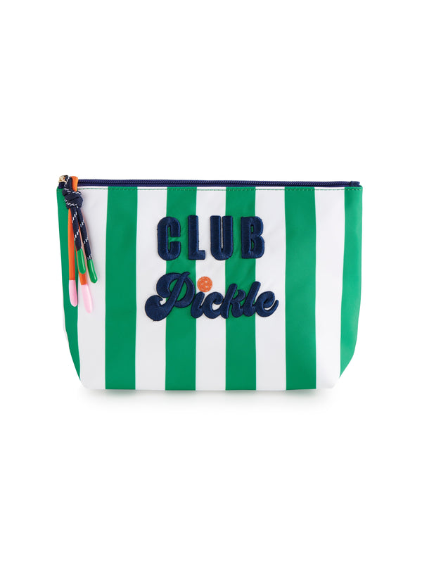 Shiraleah Shiraleah "Club Pickle" Large Zip Pouch Multi