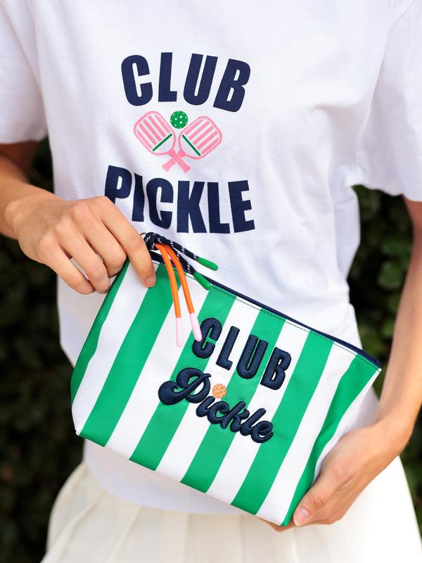 shiraleah Shiraleah "Club Pickle" Large Zip Pouch Multi