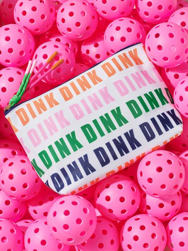 Shiraleah Shiraleah "Dink Dink Dink" Large Zip Pouch Multi