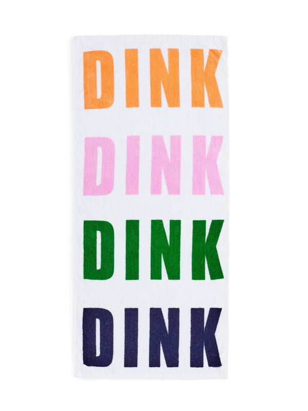 Shiraleah Shiraleah "Dink Dink Dink" Pickleball Towel Multi