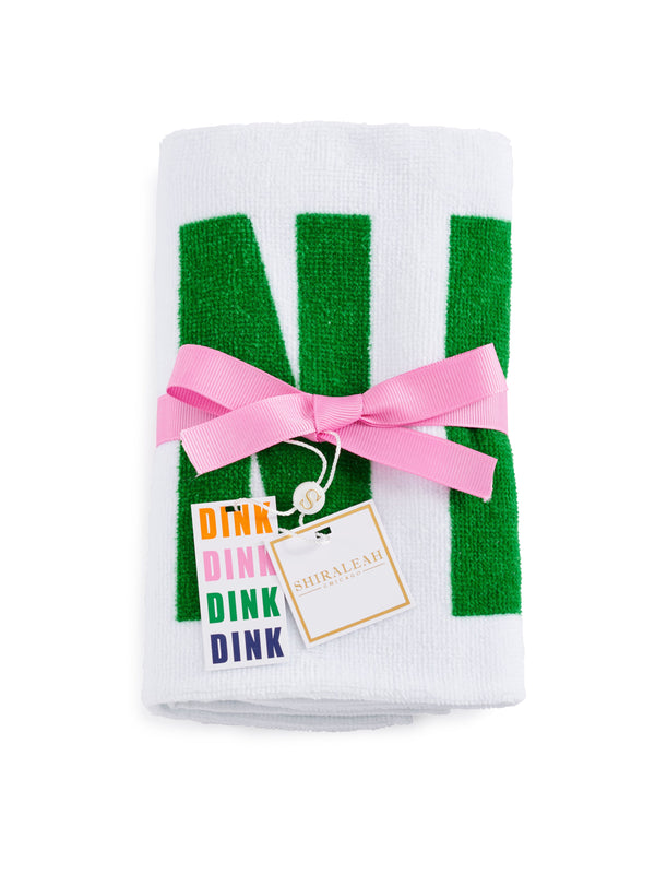 Shiraleah Shiraleah "Dink Dink Dink" Pickleball Towel Multi