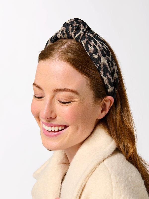 Shiraleah Shiraleah Leopard Knotted Headband Leopard