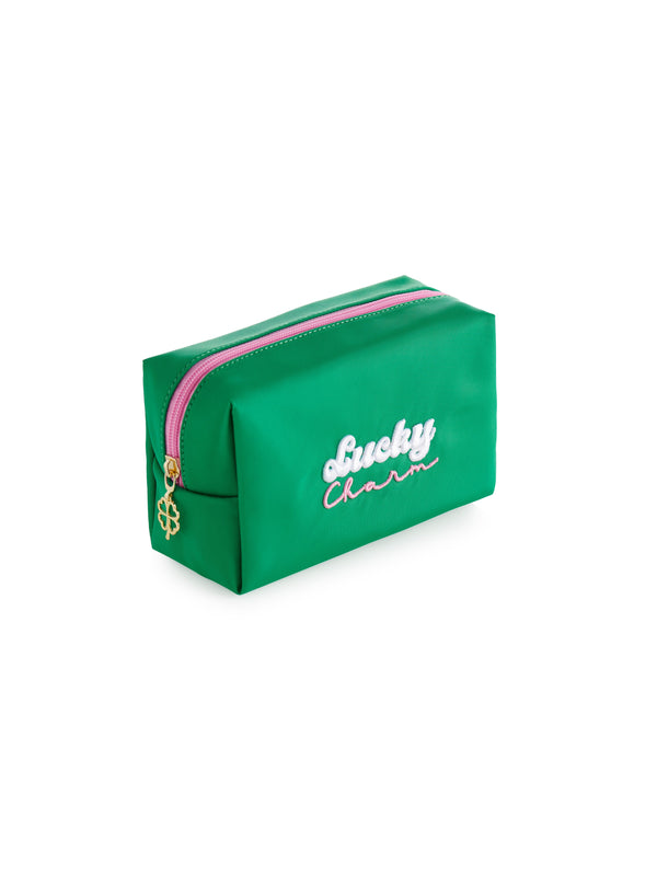 Shiraleah Shiraleah "Lucky Charm" Small Zip Pouch Green