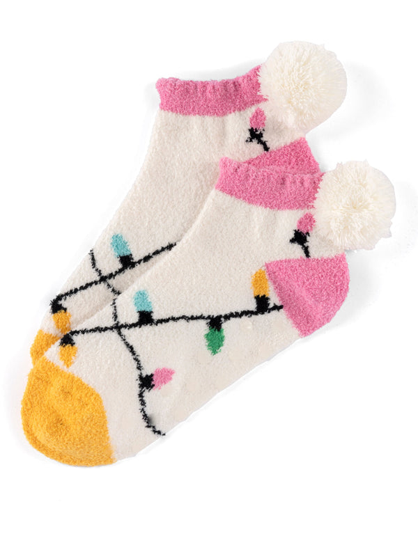 Shiraleah Shiraleah Anya Home Socks Ivory