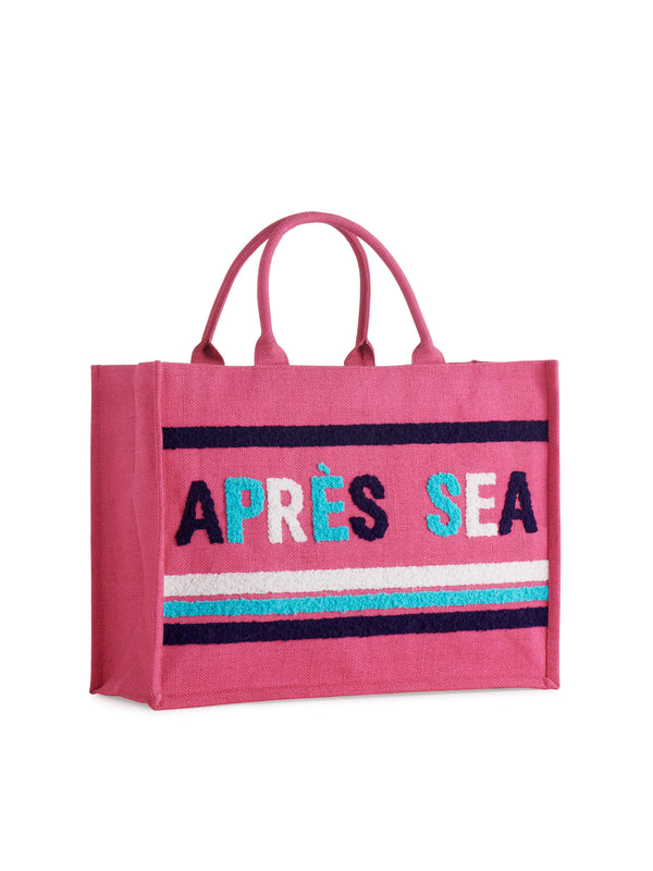 Shiraleah Shiraleah "Après Sea" Beach Bag Pink