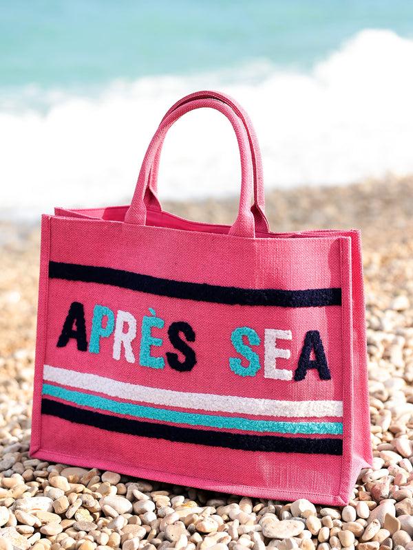Shiraleah Shiraleah "Après Sea" Beach Bag Pink