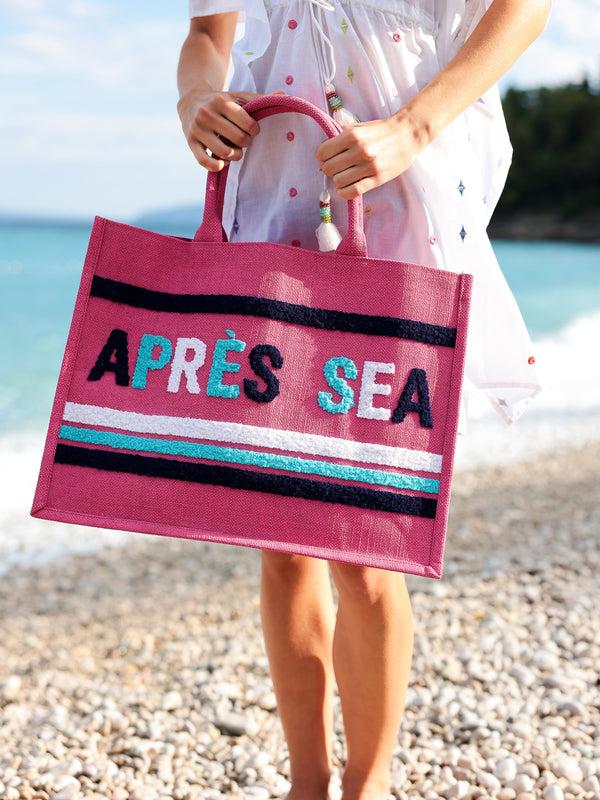shiraleah Shiraleah "Après Sea" Beach Bag Pink