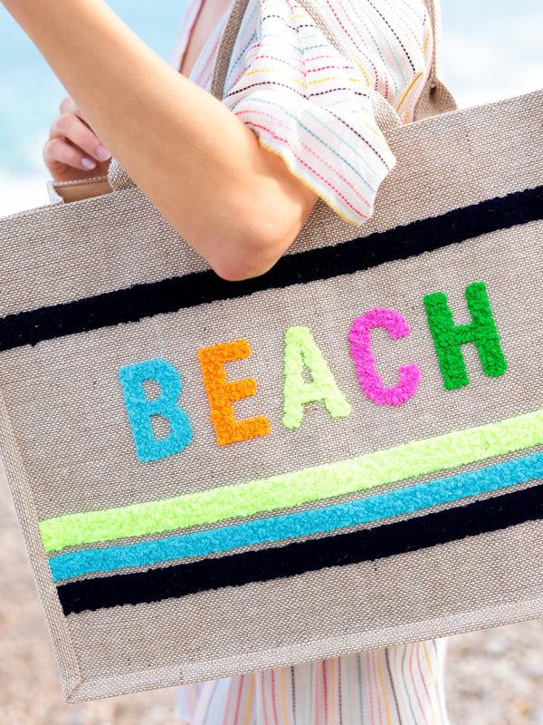 Shiraleah Shiraleah "Beach" Beach Bag Natural