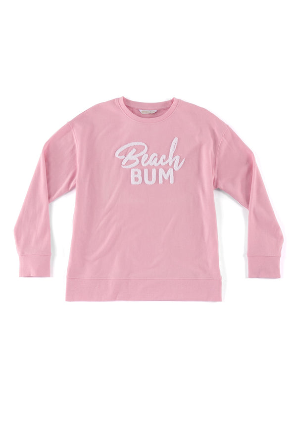 Shiraleah Shiraleah "Beach Bum" Sweatshirt Blush
