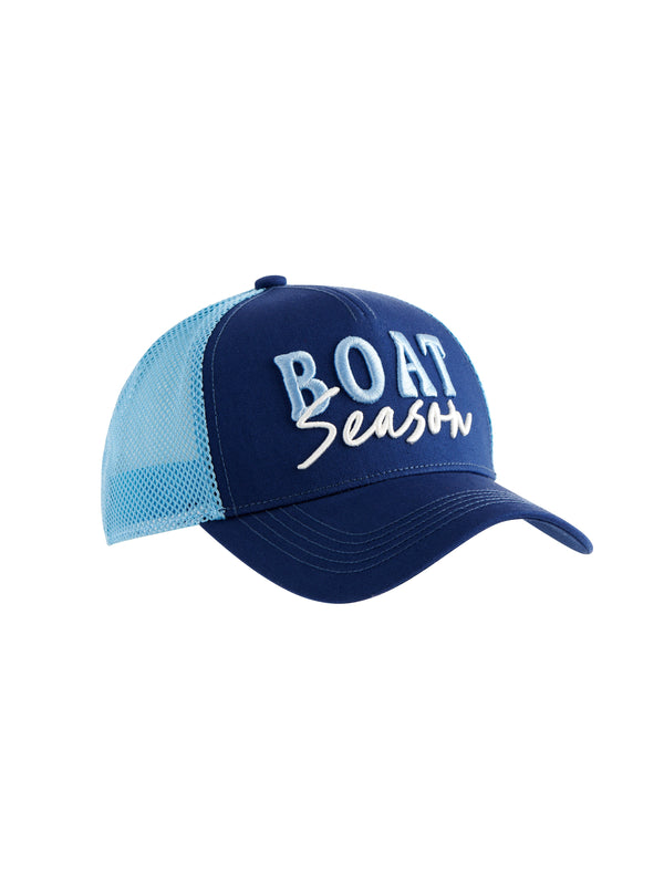 Shiraleah Shiraleah "Boat Season" Trucker Hat Navy