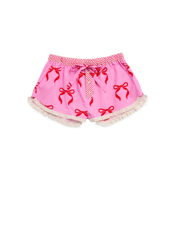 Shiraleah Shiraleah Bow Boxer Short Pink