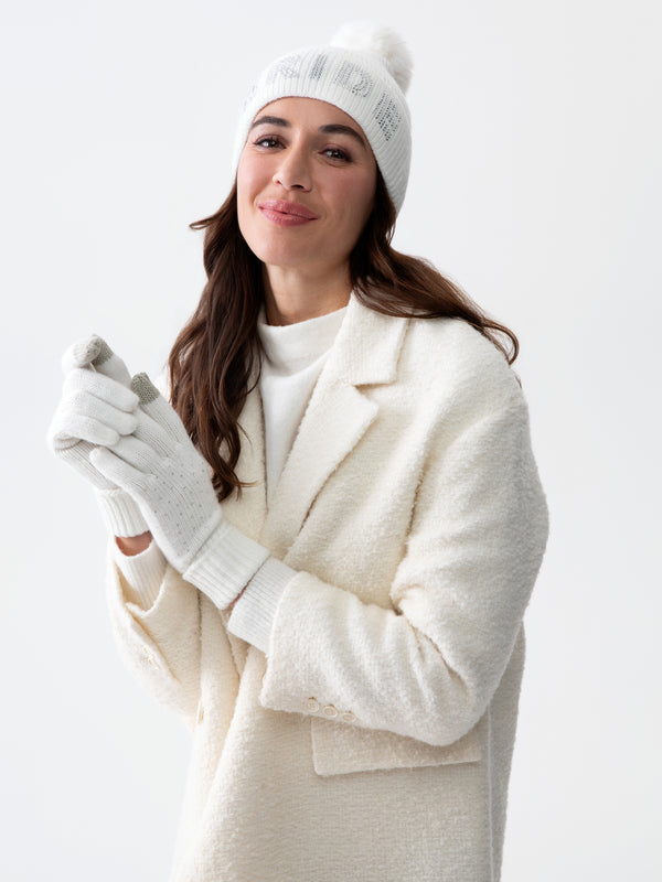 Shiraleah Shiraleah "Bride" Beanie Ivory