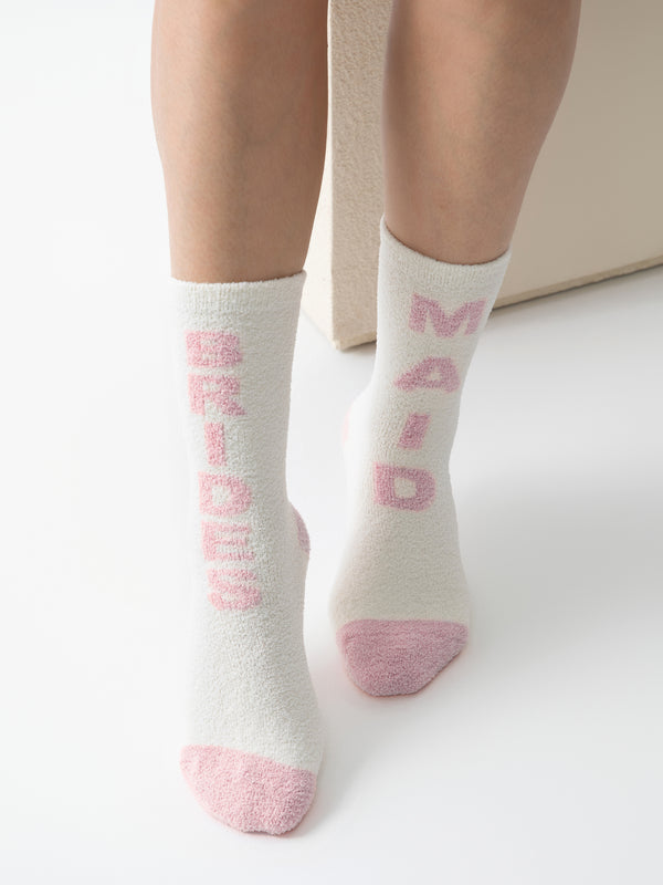 shiraleah Shiraleah "Brides Maid" Socks Ivory