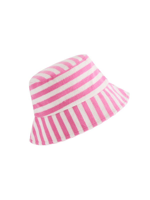 Shiraleah Shiraleah Cabana Stripe Bucket Hat Pink