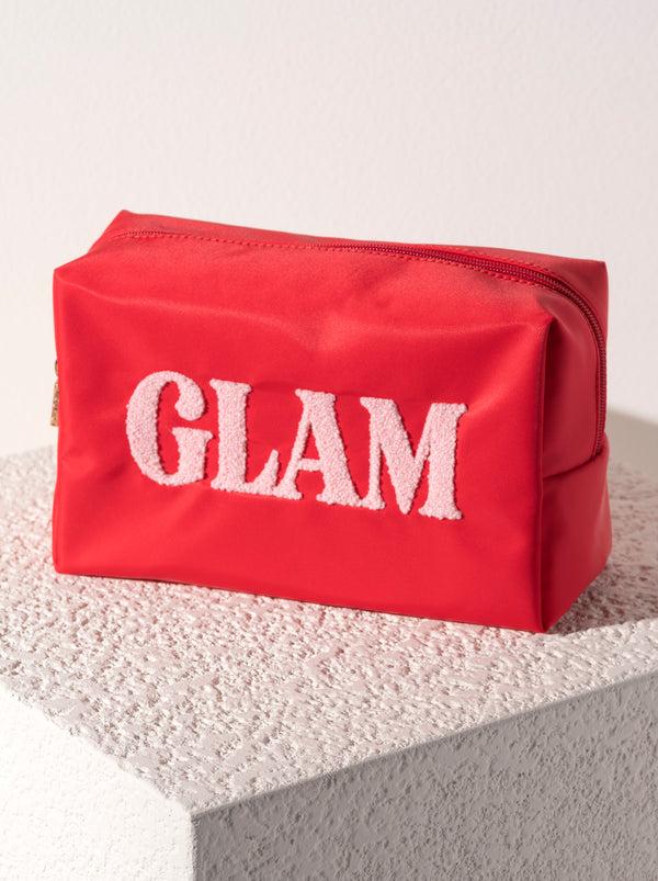 shiraleah Shiraleah Cara "Glam" Cosmetic Pouch Red