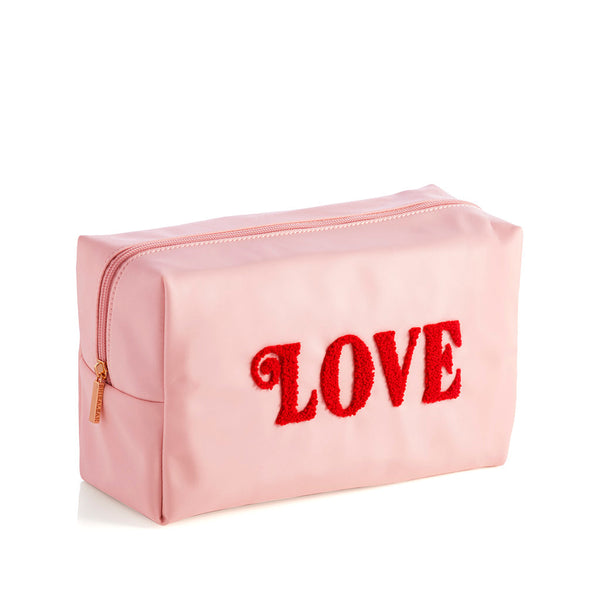 Shiraleah Shiraleah Cara "Love" Cosmetic Pouch Blush