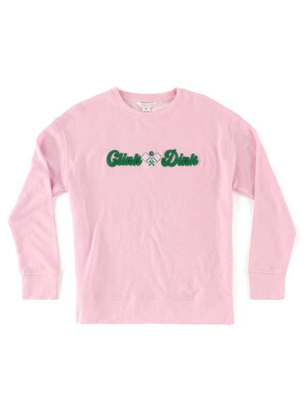 Shiraleah Shiraleah "Clink & Dink" Sweatshirt Pink