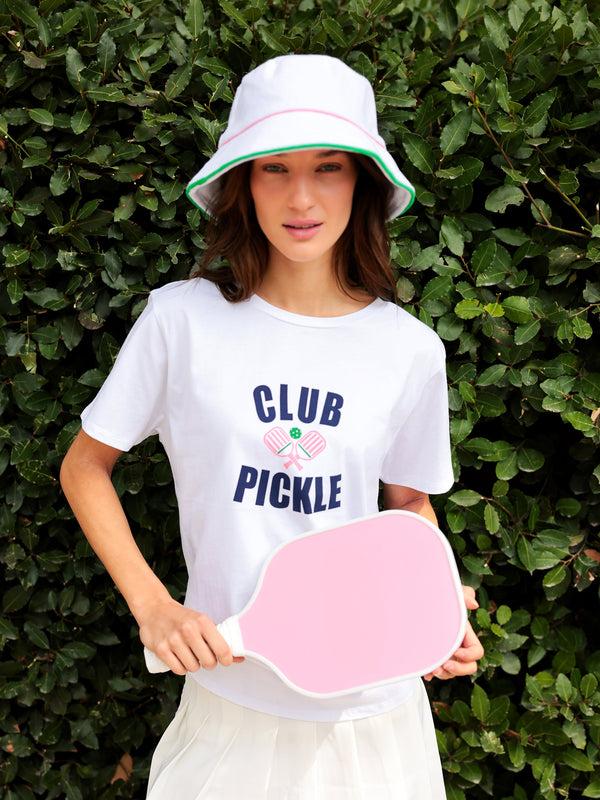 Shiraleah Shiraleah "Club Pickle" T-Shirt White