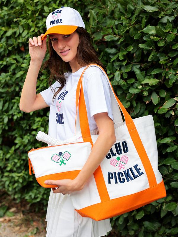 Shiraleah Shiraleah "Club Pickle" Tote Ivory