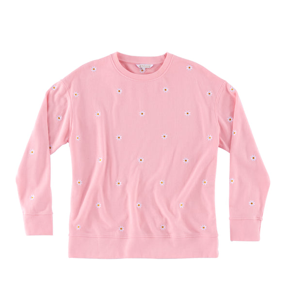 Shiraleah Shiraleah Daisy Sweatshirt Pink