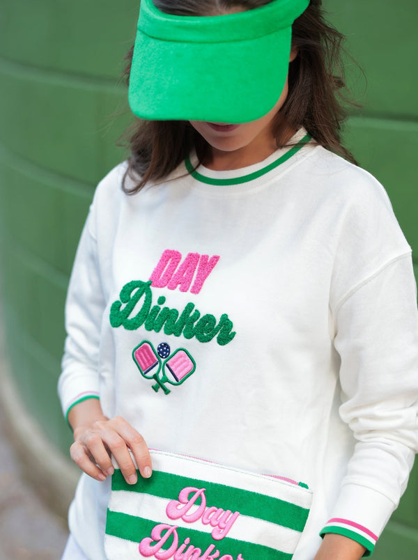 shiraleah Shiraleah "Day Dinker" Sweatshirt White