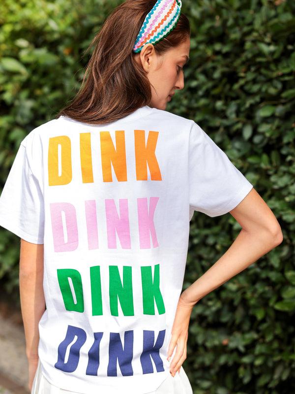 shiraleah Shiraleah "Dink Dink Dink" T-Shirt White