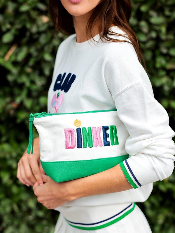 shiraleah Shiraleah "Dinker" Zip Pouch Ivory