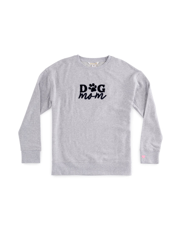 Shiraleah Shiraleah "Dog Mom" Sweatshirt Grey
