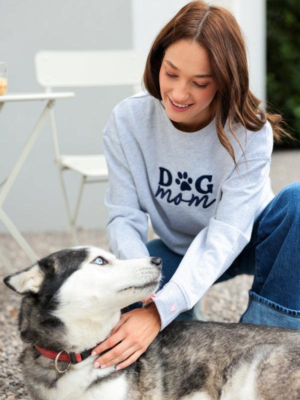 Shiraleah Shiraleah "Dog Mom" Sweatshirt Grey