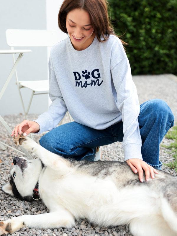 shiraleah Shiraleah "Dog Mom" Sweatshirt Grey