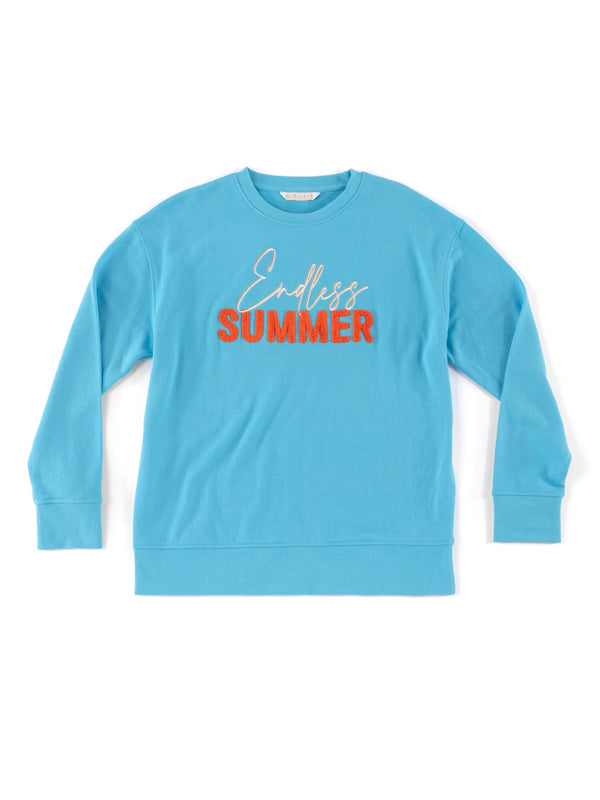Shiraleah Shiraleah "Endless Summer" Sweatshirt Aqua