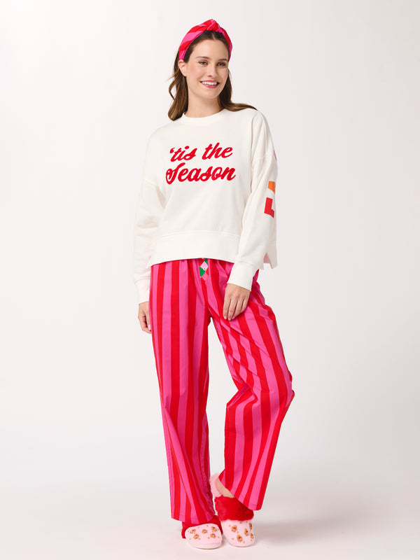Shiraleah Shiraleah Festive Stripe Boxer Pant
