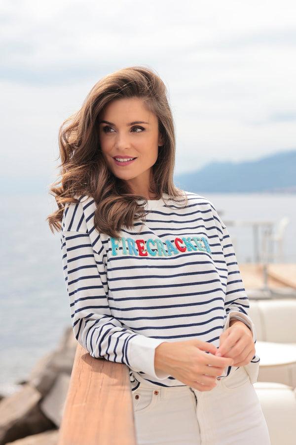 Shiraleah Shiraleah "Firecracker" Sweatshirt Multi