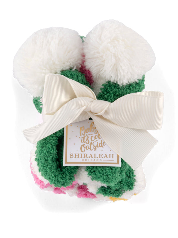 Shiraleah Shiraleah Gloria Home Socks Green