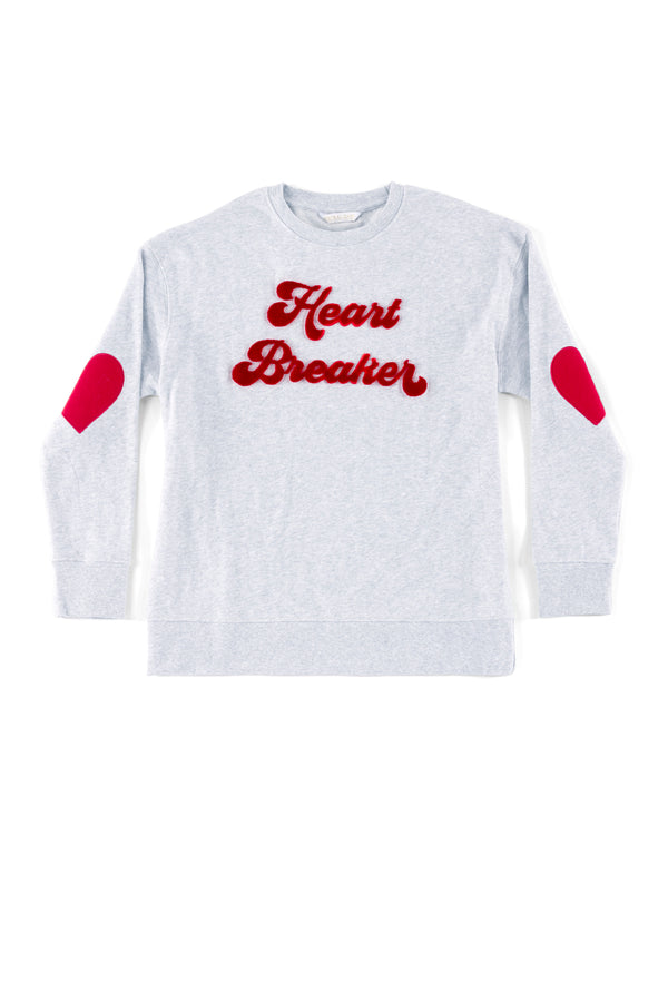 Shiraleah Shiraleah "Heart Breaker" Sweatshirt Grey