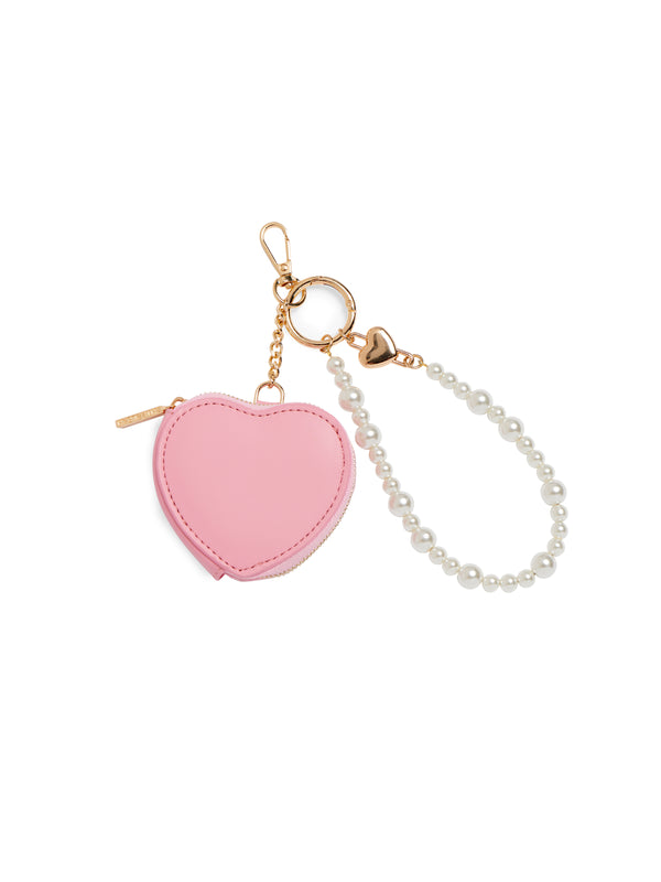 Shiraleah Shiraleah Heart Pouch Bag Charm/Key Ring