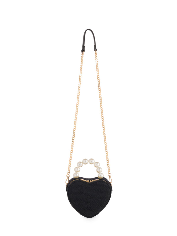 Shiraleah Shiraleah Heart Top Handle Bag