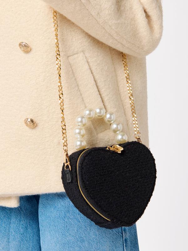 Shiraleah Shiraleah Heart Top Handle Bag