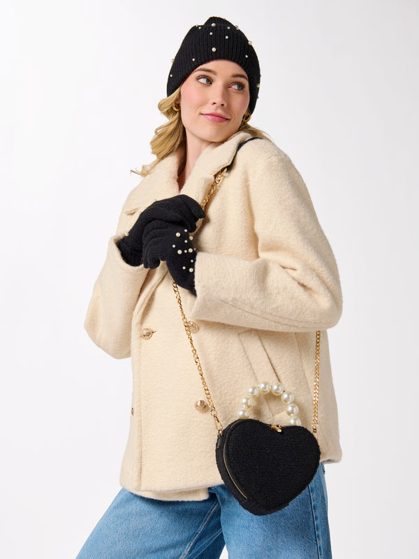 shiraleah Shiraleah Heart Top Handle Bag