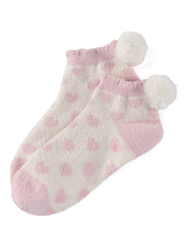 Shiraleah Shiraleah Hearts Home Socks Blush