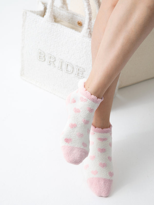 Shiraleah Shiraleah Hearts Home Socks Blush