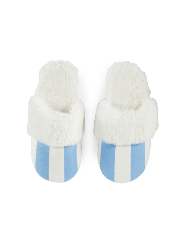 Shiraleah Shiraleah Helena Stripe Slippers Sky