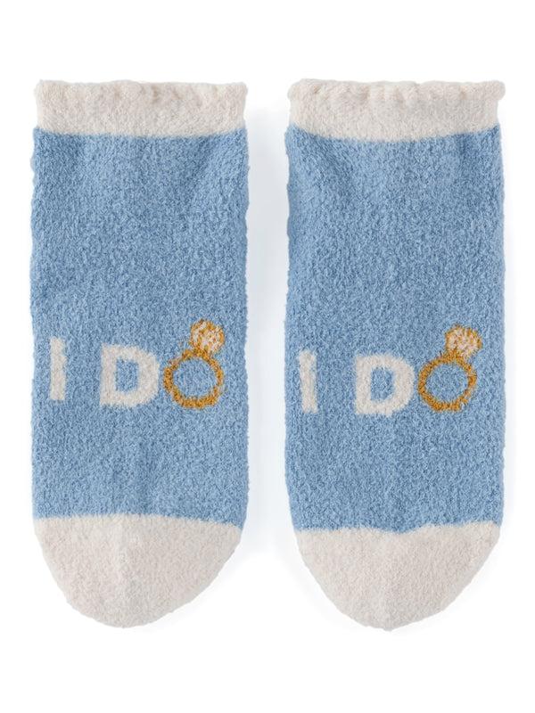 Shiraleah Shiraleah "I Do" Home Socks Sky
