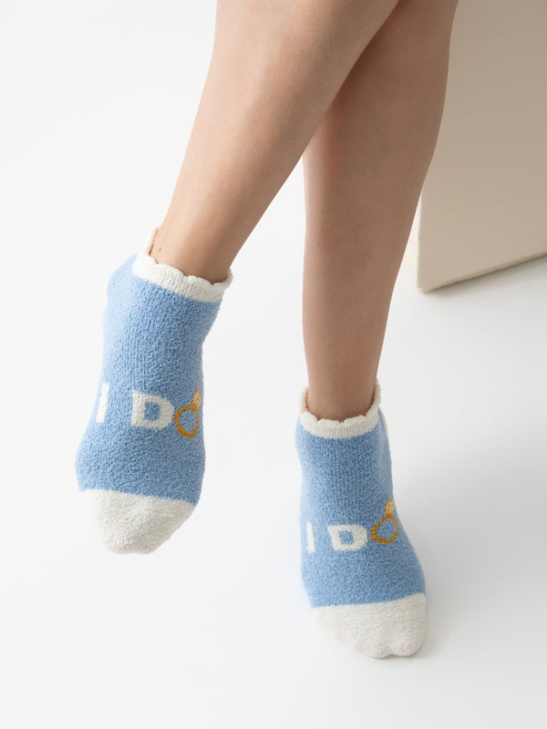 shiraleah Shiraleah "I Do" Home Socks Sky
