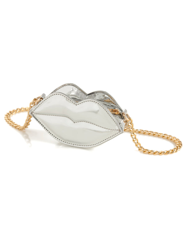 Shiraleah Shiraleah Kiss Mini Bag Silver