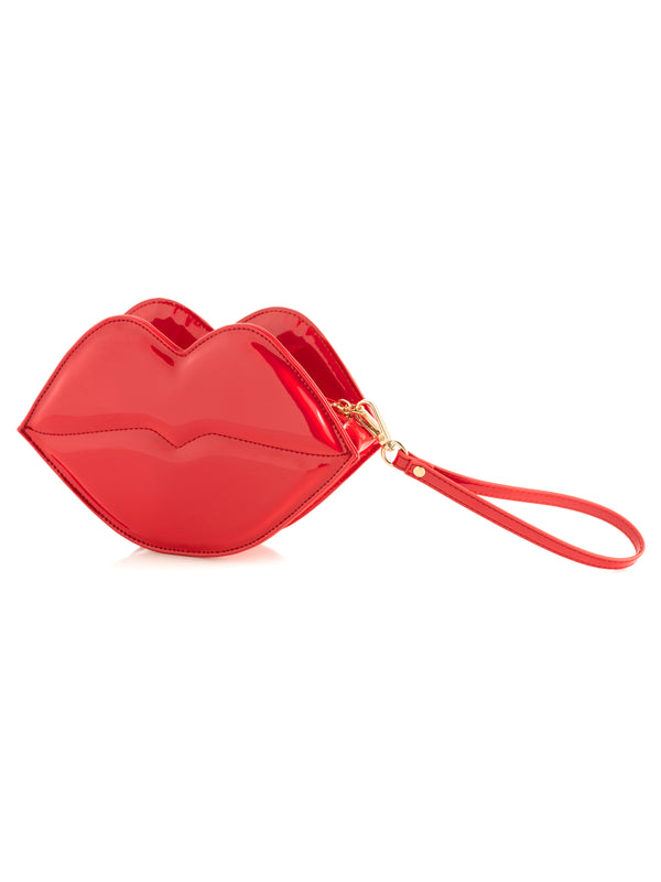Shiraleah Shiraleah Kiss Wristlet Red